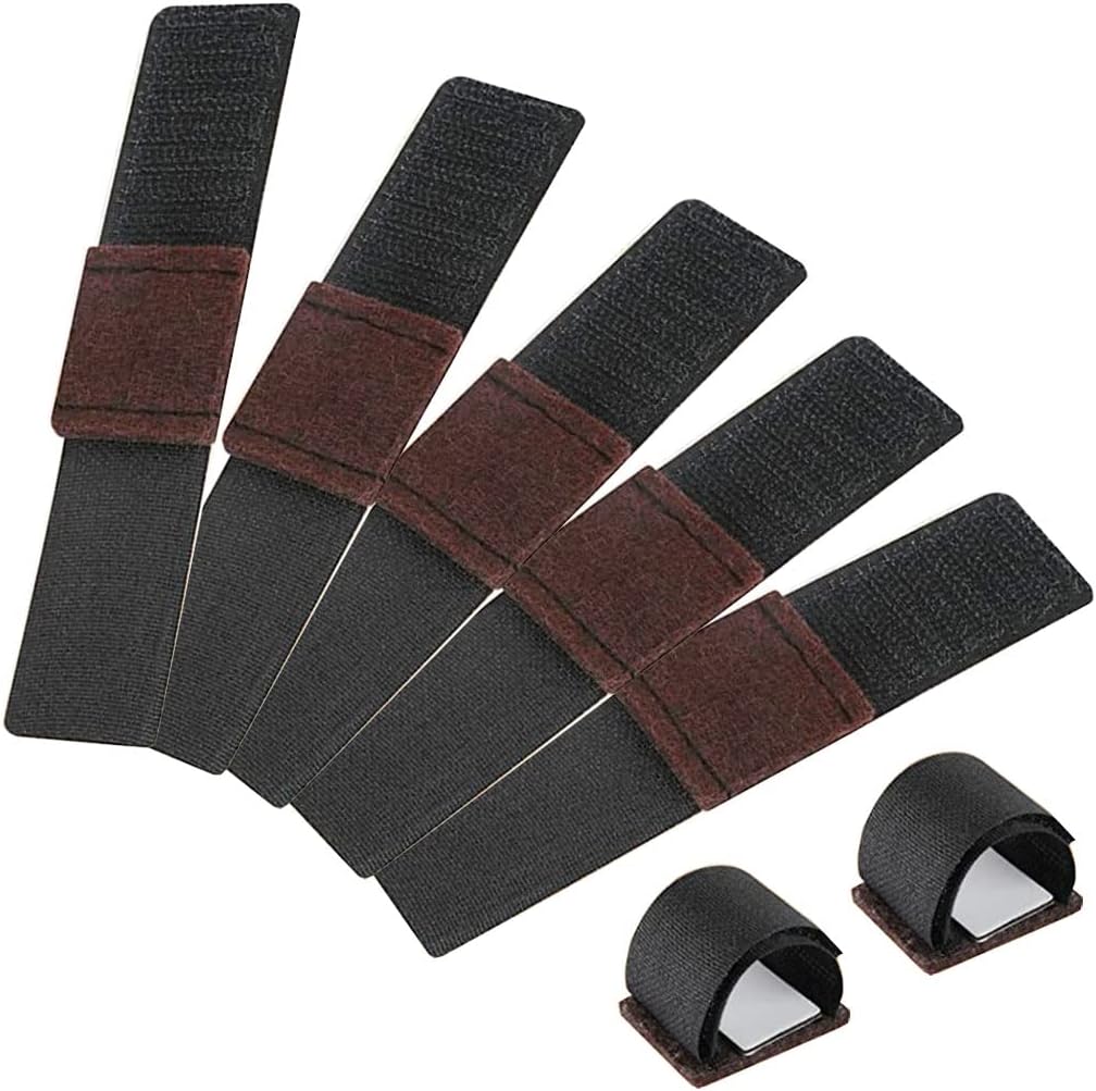 Furniture Hardware Fasteners - 10PCS Wrap-Around Felt Furniture Pads with