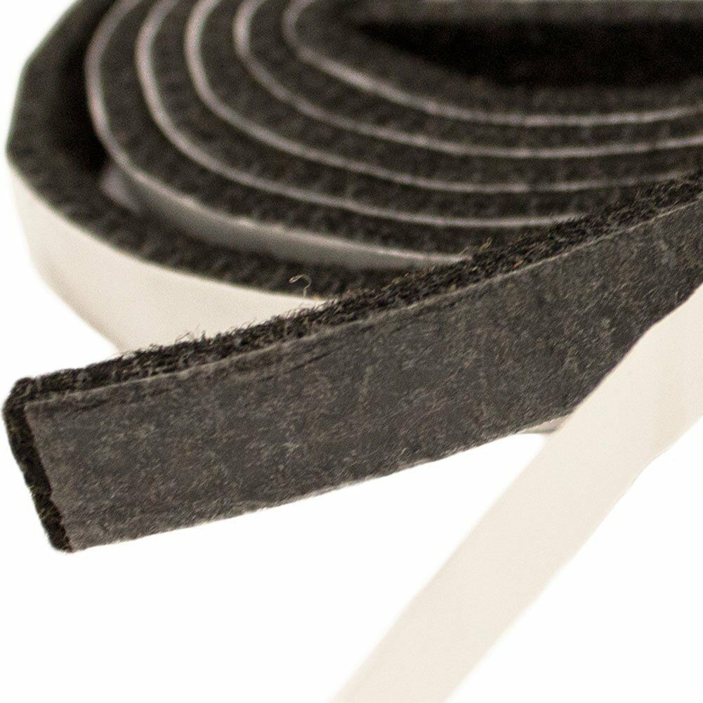 Furniture Hardware Black - Quiet Felt Strip Self-Adhesive Felt Furniture
