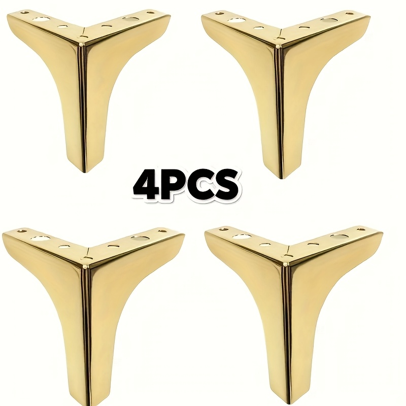 Furniture Hardware Replacement - 4pcs Metal Furniture Legs for Sofa