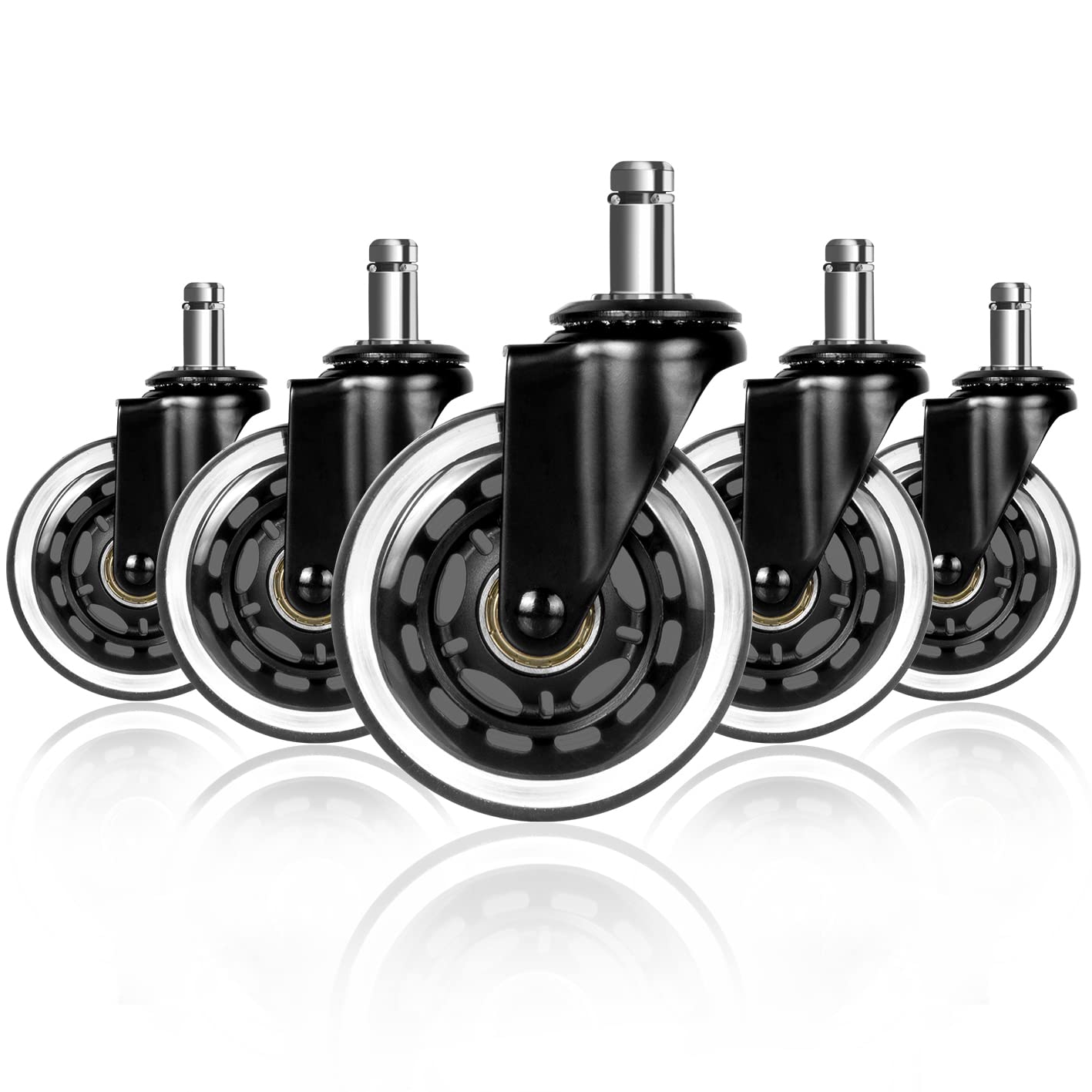Furniture Hardware Replacement - 5PCS Universal Mute Caster 50KG Wheel
