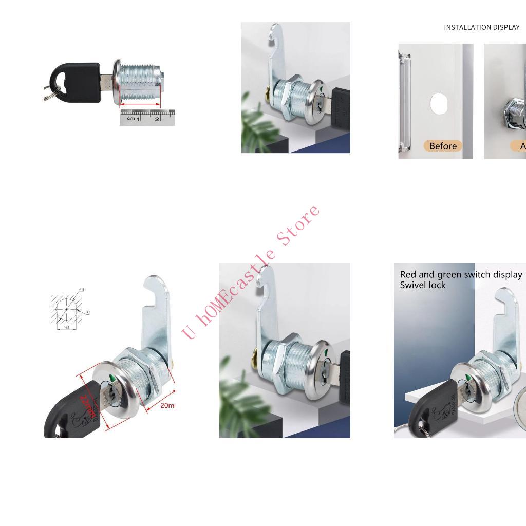 63HF 2set Cabinet Cams Lock wi - Furniture Hardware Locks recension och pris