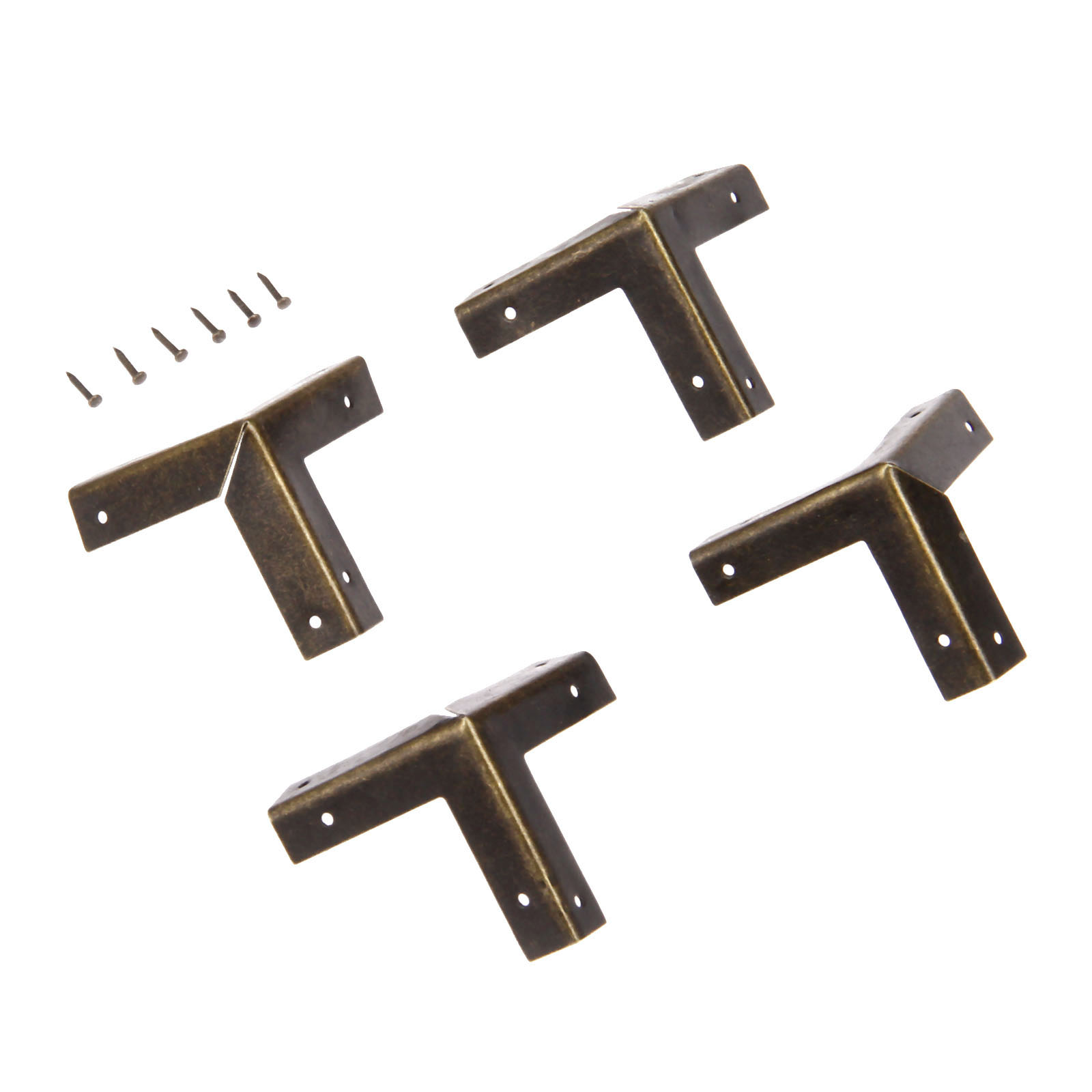 DRELD 4Pcs Antique Bronze Corn - Furniture Hardware Decorative recension och pris