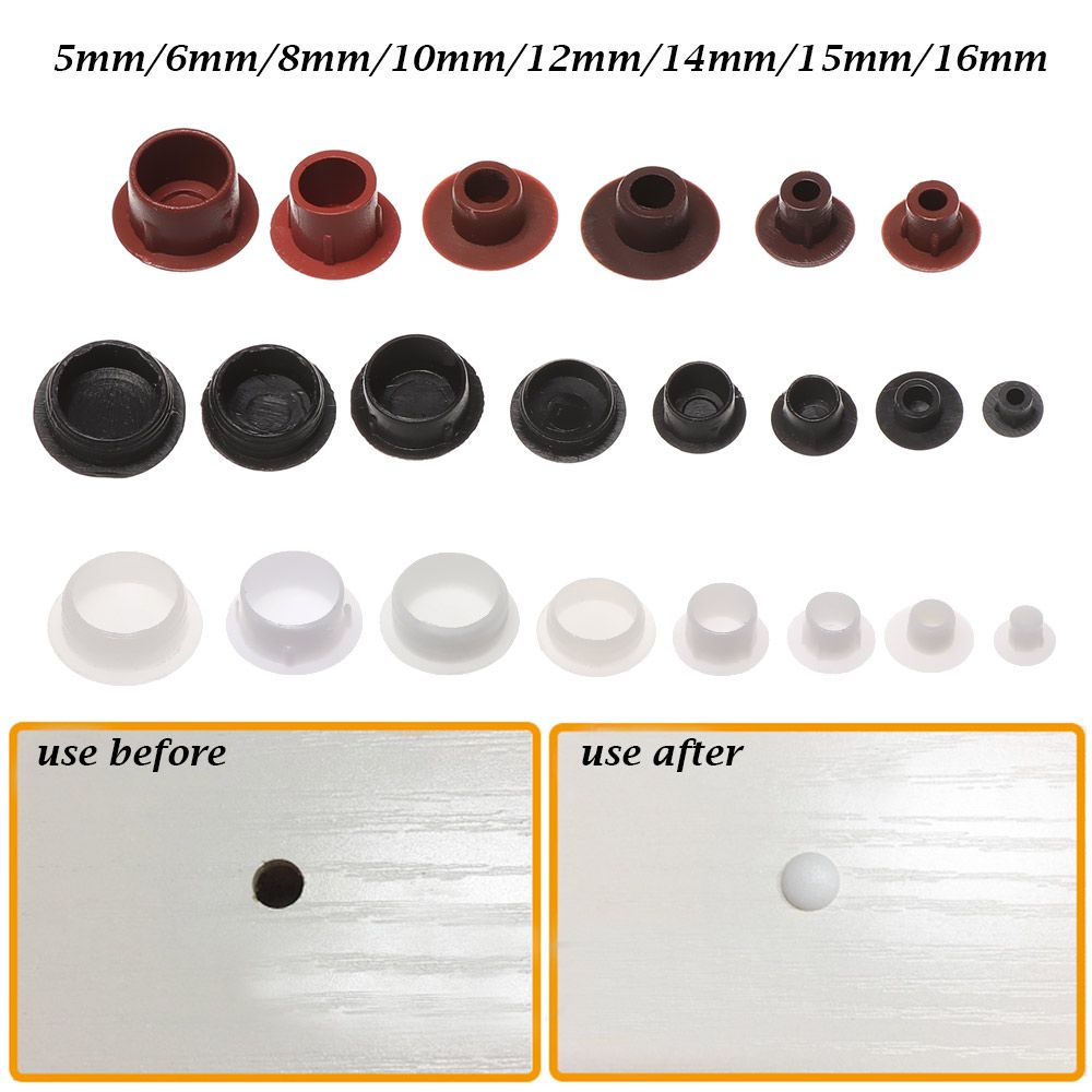 50Pcs 5-16mm Furniture Hole Co - Furniture Hardware Decorative recension och pris