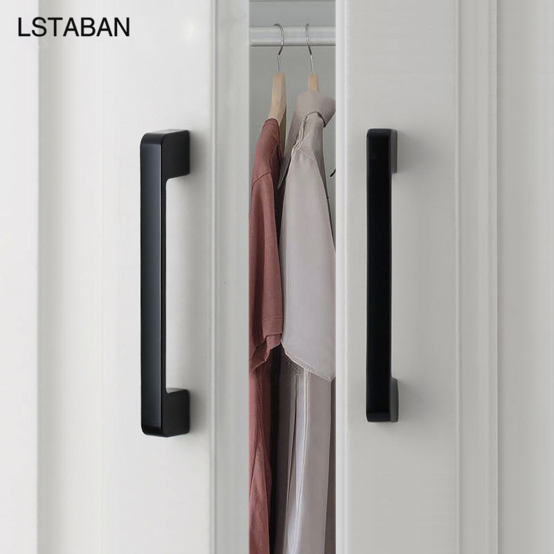 Solid Modern Simple Furniture  - Furniture Hardware Black recension och pris