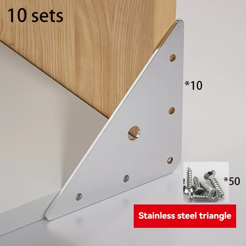10 Sets of Stainless Steel Cor - Furniture Hardware Fasteners recension och pris