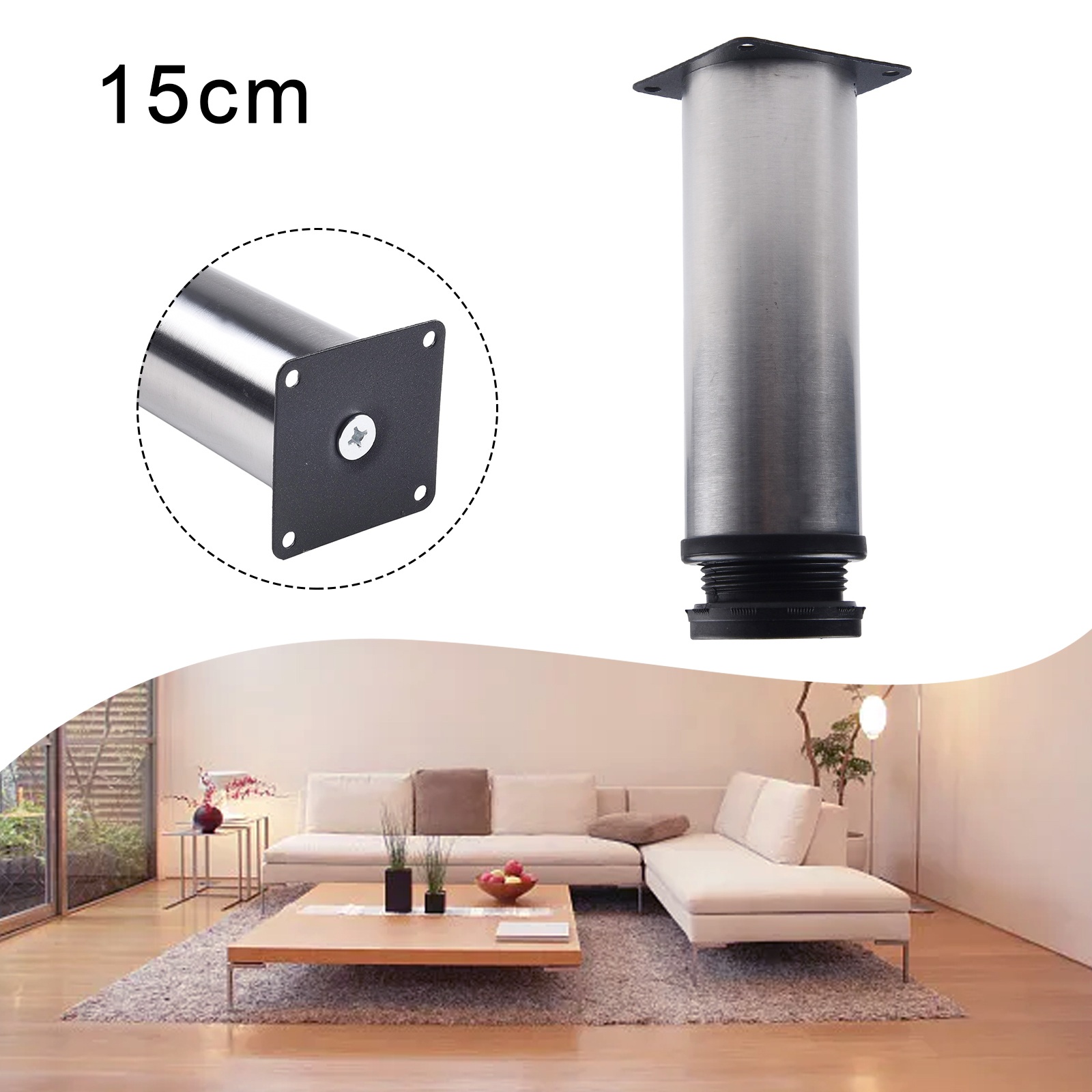 Stainless Steel Furniture Leg  - Furniture Hardware Replacement recension och pris