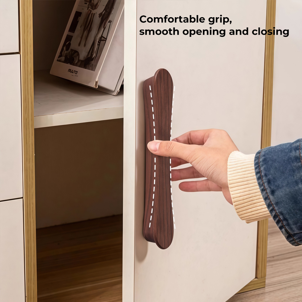 Black Walnut Cabinet Handles W - Furniture Hardware Black recension och pris