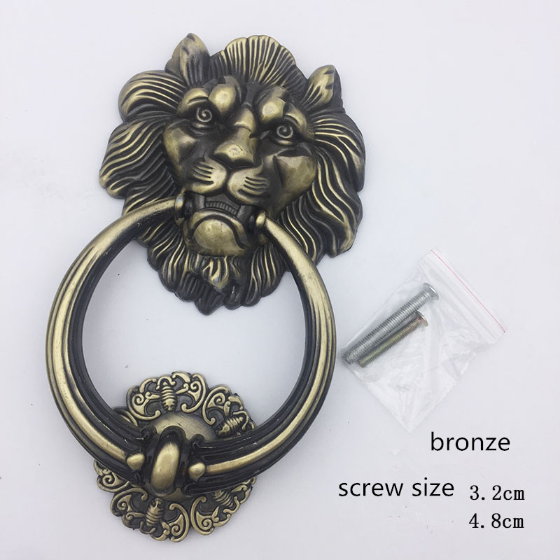 Antique Bronze Lion Head Handl - Furniture Hardware Decorative recension och pris