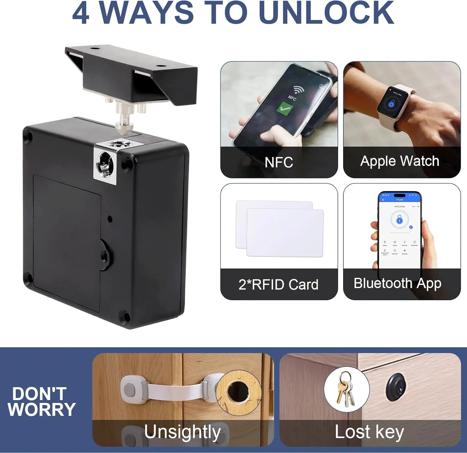 Mobile phone NFC smart locker  - Furniture Hardware Locks recension och pris