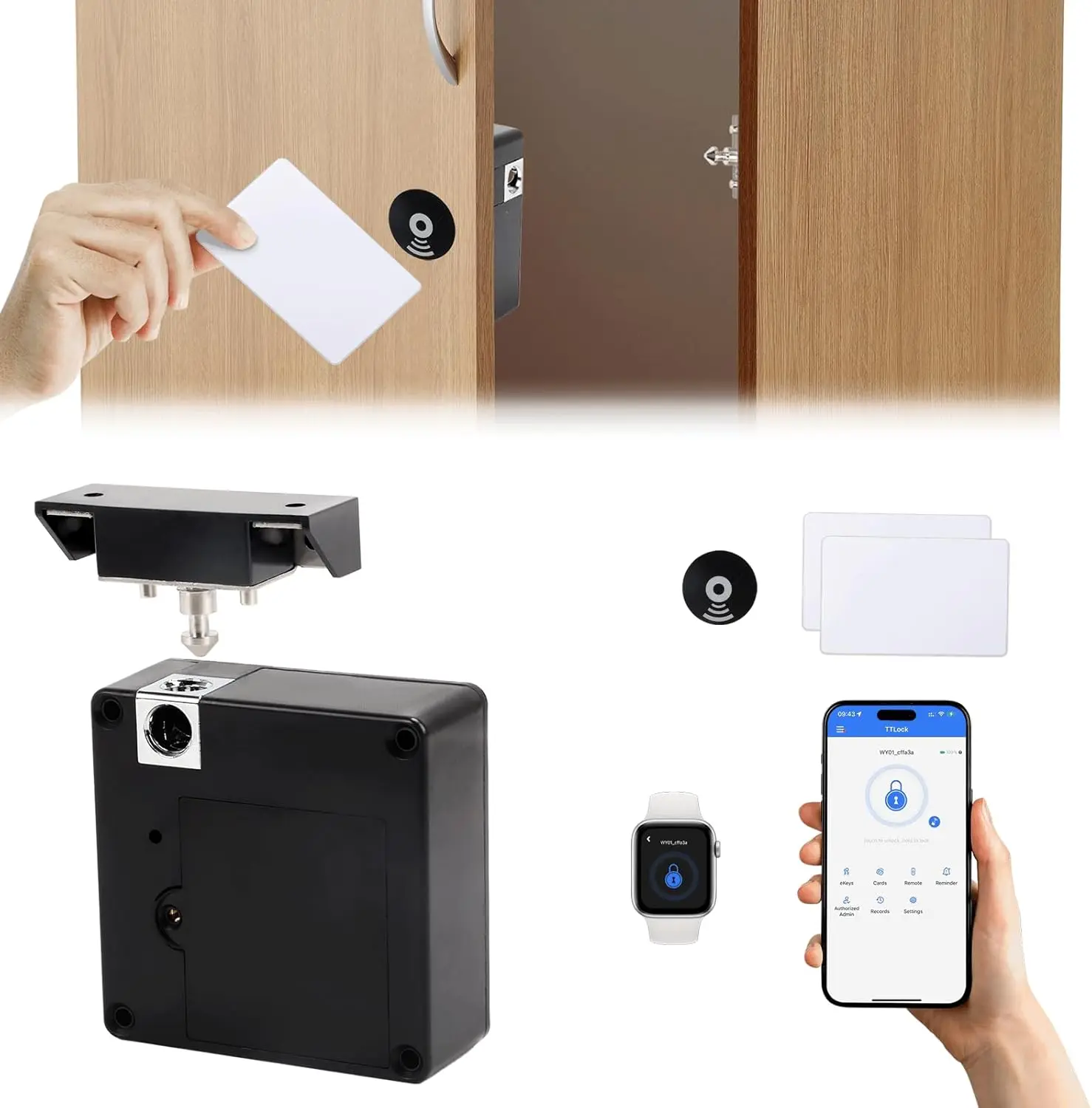Mobile phone NFC smart locker  - Furniture Hardware Locks recension och pris