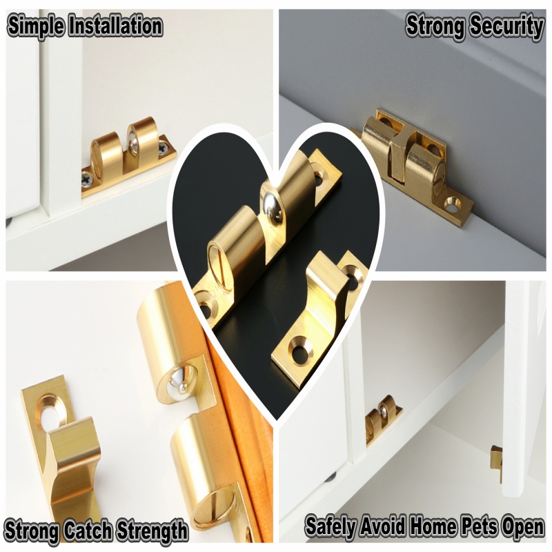3/6pcs Cabinet Closet Door Bal - Furniture Hardware Locks recension och pris