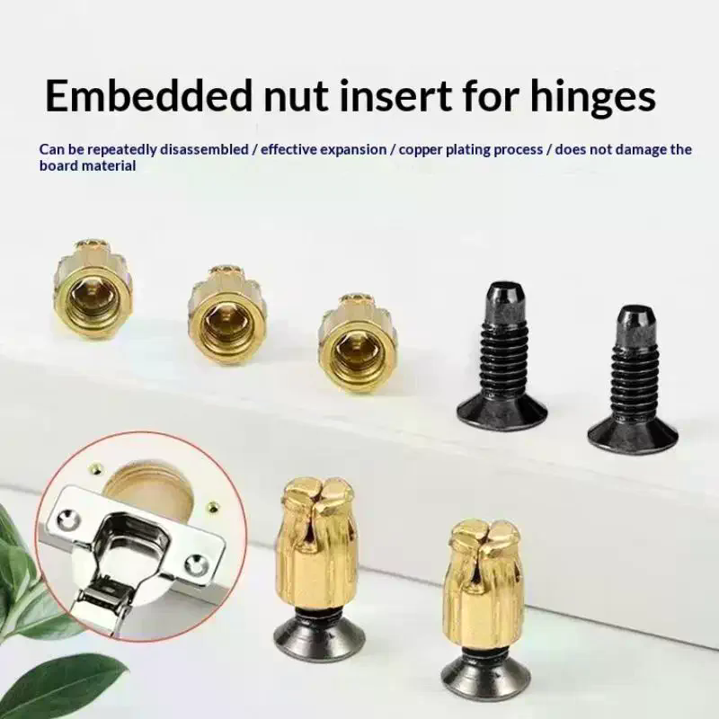 10Pcs Hinge Nut Screw Cabinet  - Furniture Hardware Fasteners recension och pris