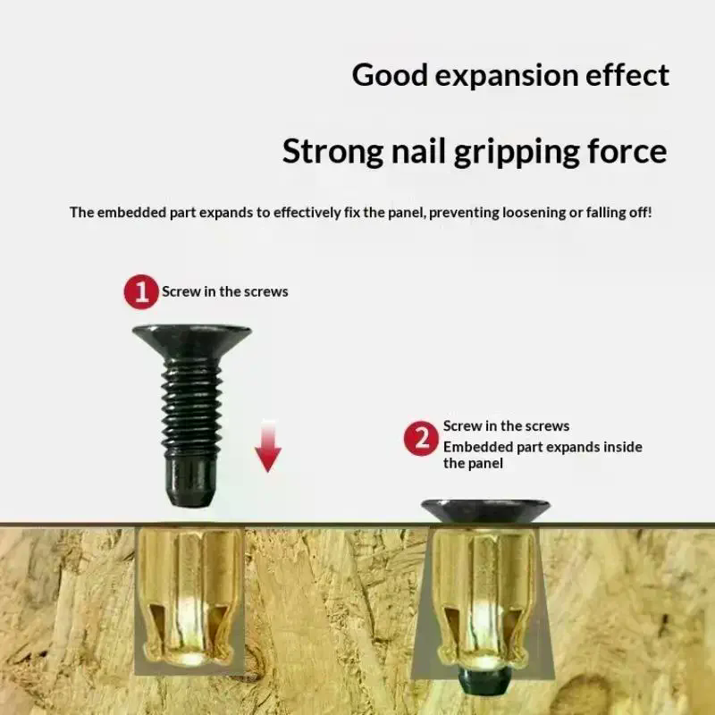 10Pcs Hinge Nut Screw Cabinet  - Furniture Hardware Fasteners recension och pris