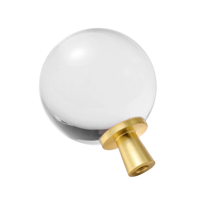 Crystal Ball Knob Single Hole  - Furniture Hardware High End recension och pris