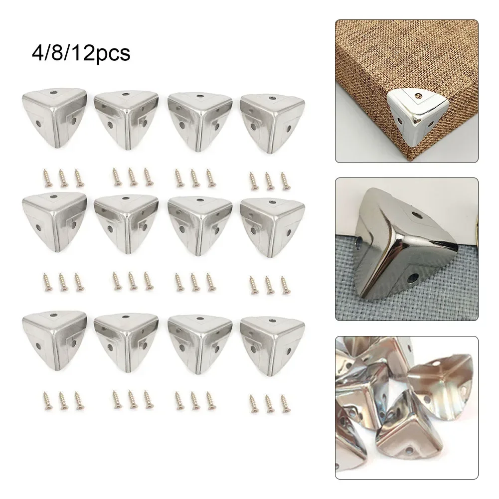 4/8/12pc Metal Box Corner Prot - Furniture Hardware Decorative recension och pris