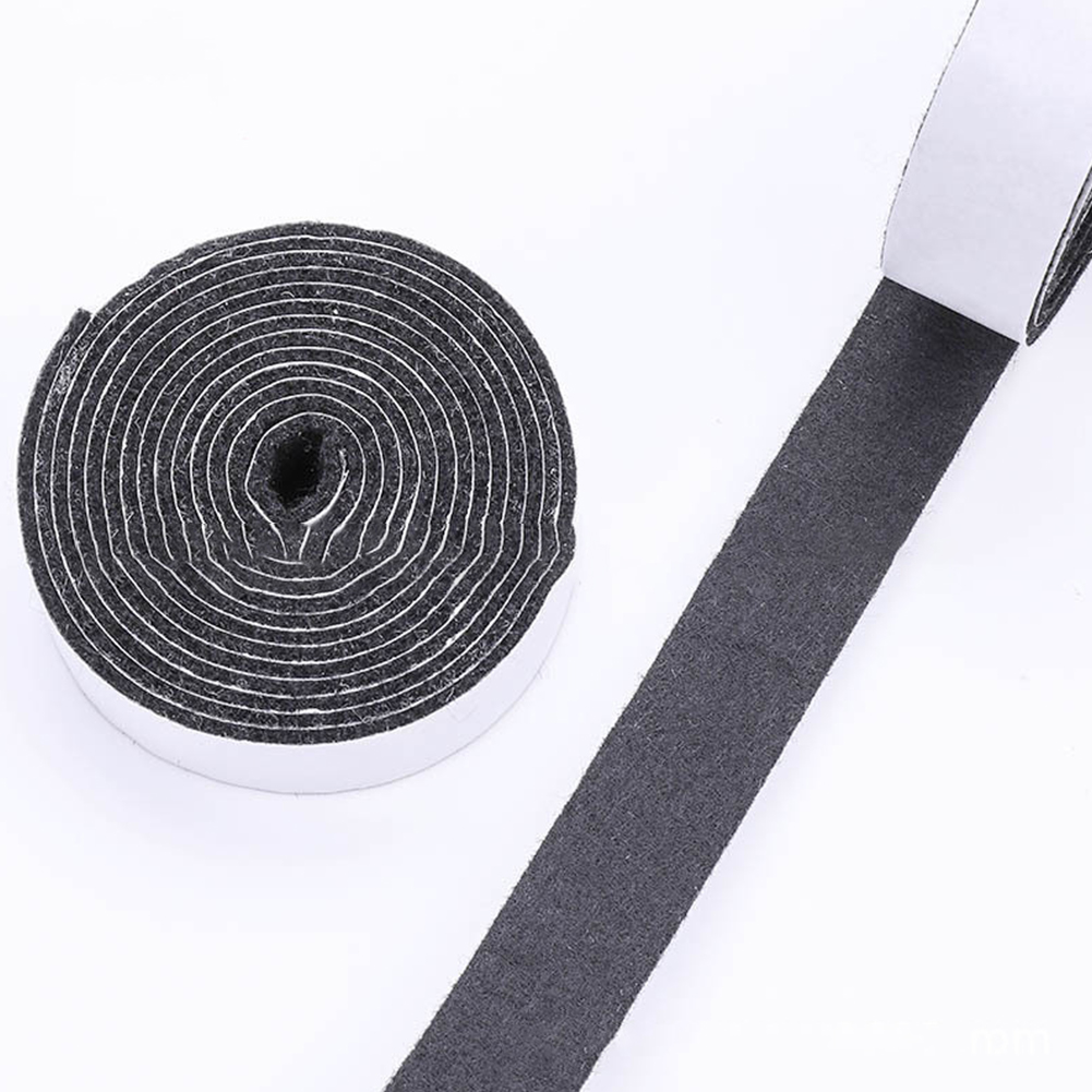 Quiet Felt Strip Self-Adhesive - Furniture Hardware Black recension och pris