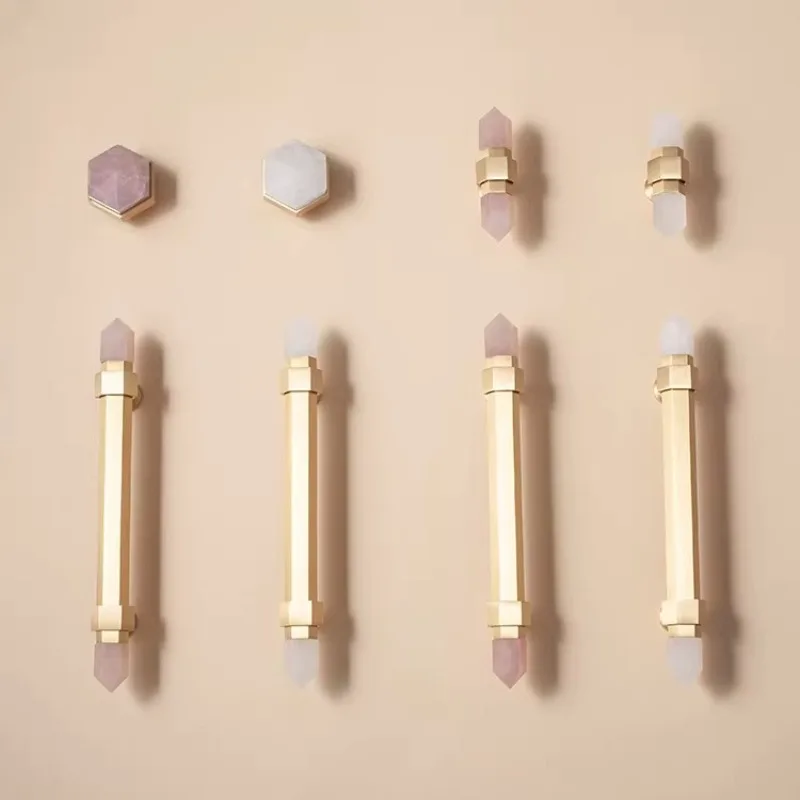 Natural Crystal Hexagonal Hard - Furniture Hardware High End recension och pris