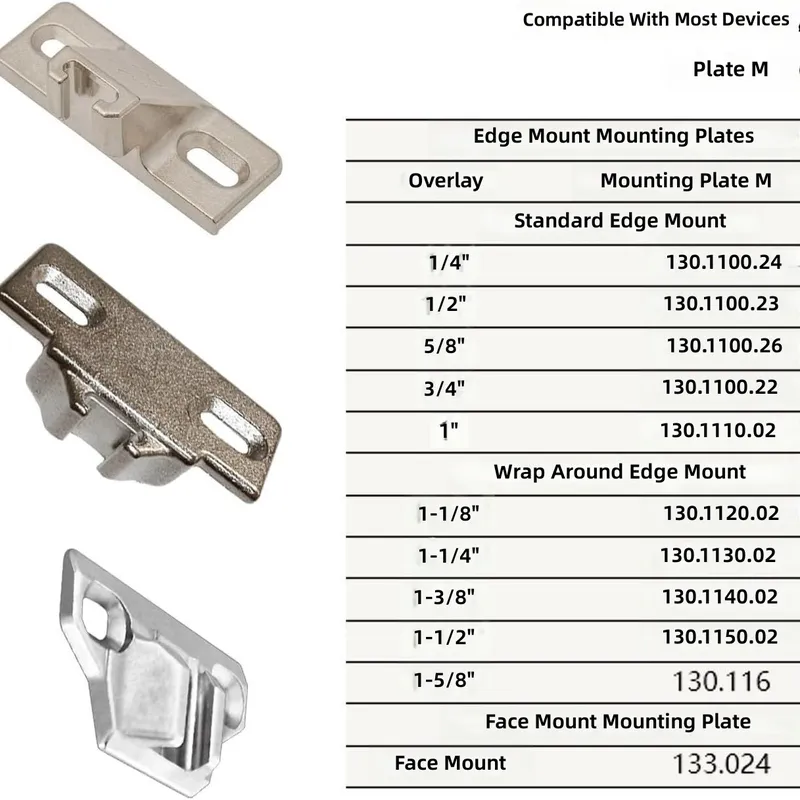 Cabinet Door Hinges 110 Degree - Furniture Hardware Replacement recension och pris