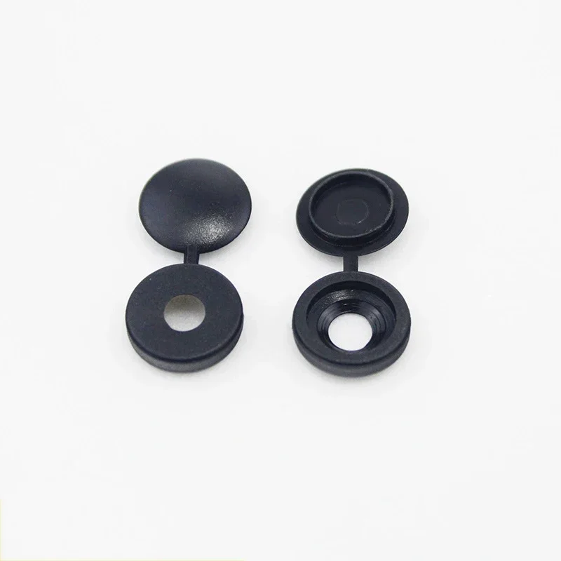 10/500pcs Screw Decorative Cap - Furniture Hardware Black recension och pris