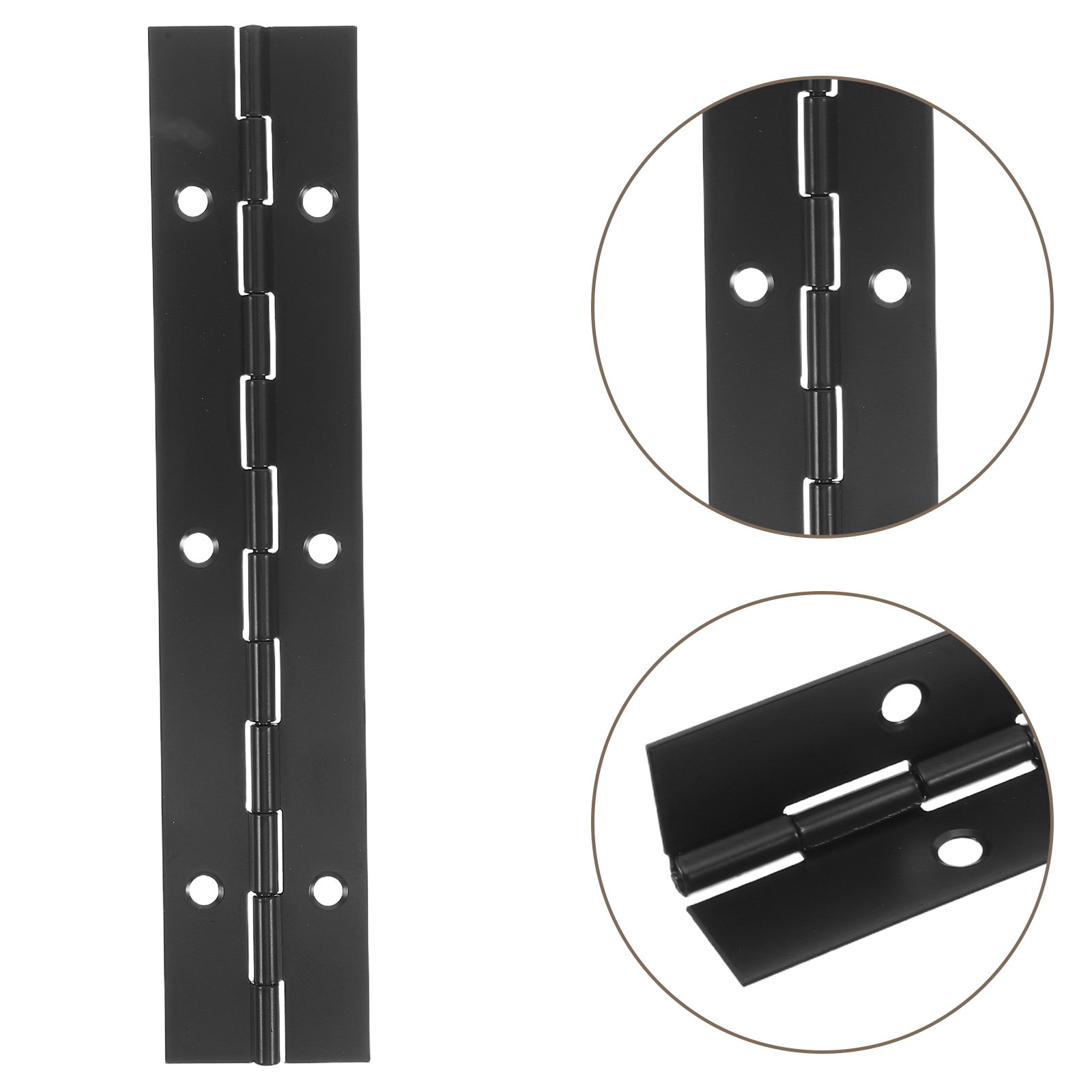 1Set Black Long Continuous Pia - Piano Hinge Continuous recension och pris