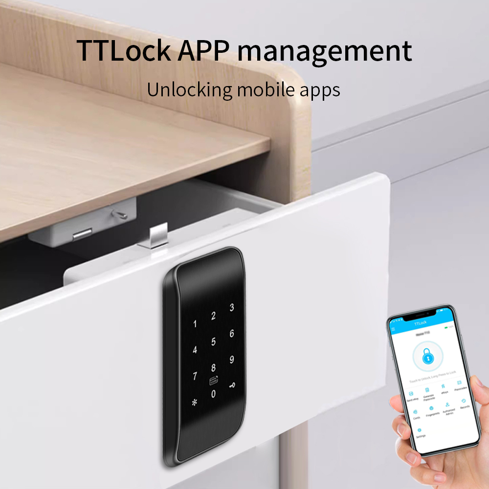 TTLOCK 13.56Mhz Fingerprint Dr - Furniture Hardware Locks recension och pris