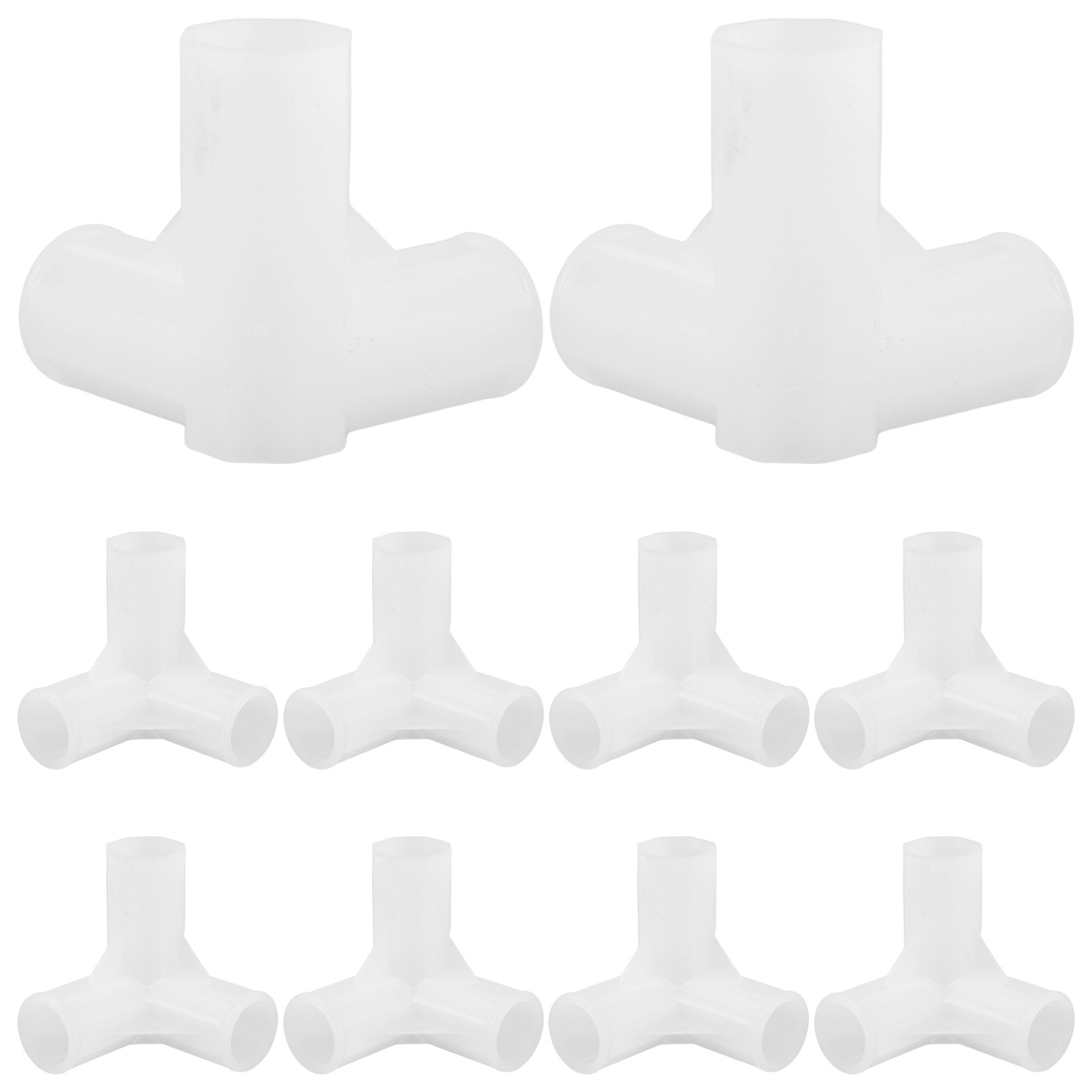 10Pcs Closet Rod 3-Way Connect - Furniture Hardware Fasteners recension och pris