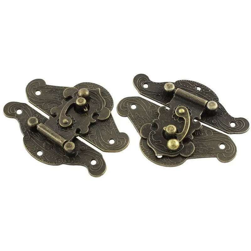 5-20pcs Vintage Metal Hasp Lat - Furniture Hardware Decorative recension och pris