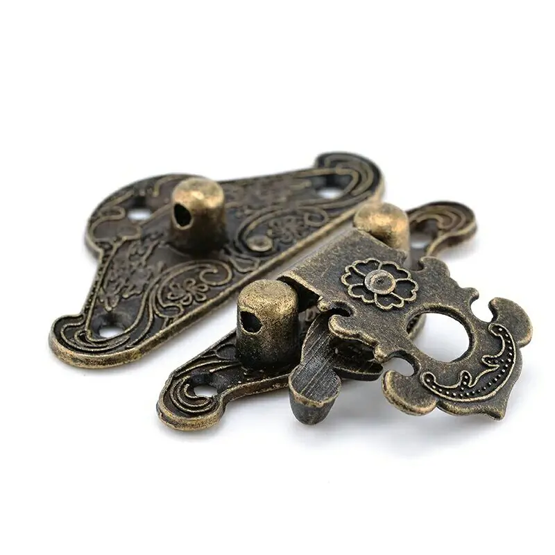 5-20pcs Vintage Metal Hasp Lat - Furniture Hardware Decorative recension och pris