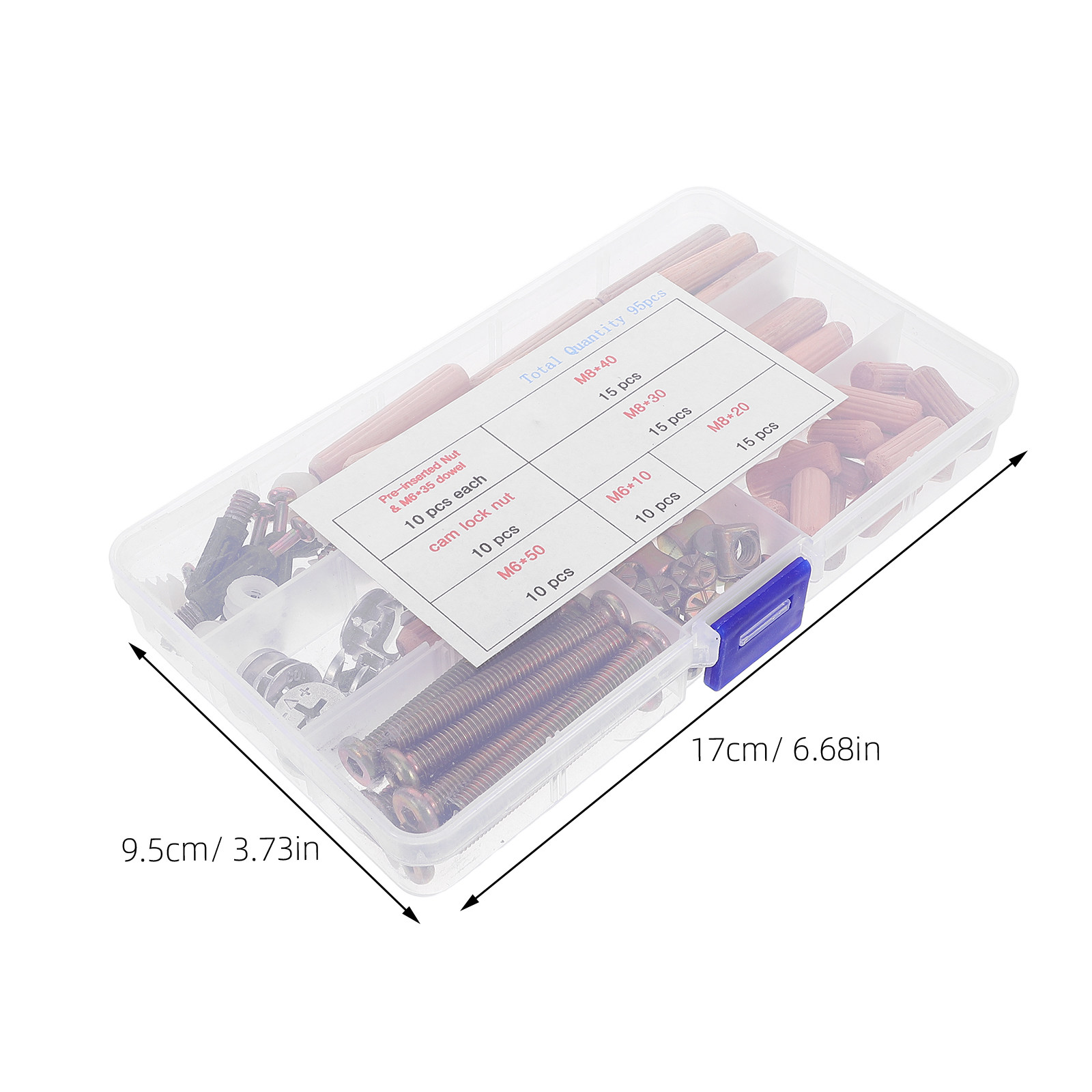 95Pcs Furniture Hardware Set B - Furniture Hardware Replacement recension och pris
