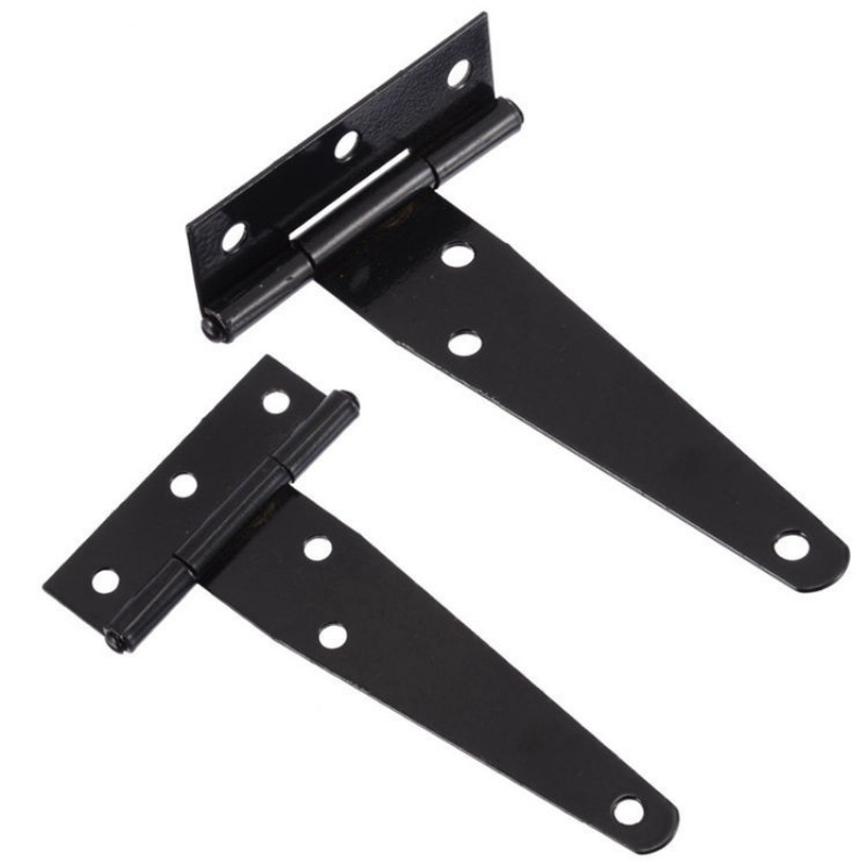 Steel T-shape Hinge Iron Black - Furniture Hardware Black recension och pris