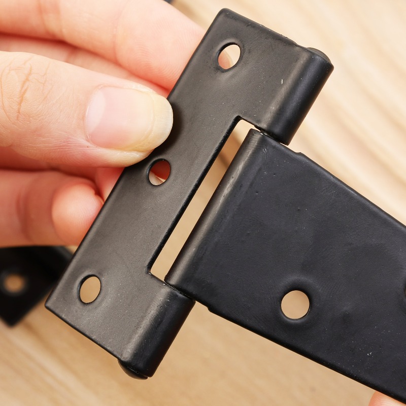 Steel T-shape Hinge Iron Black - Furniture Hardware Black recension och pris