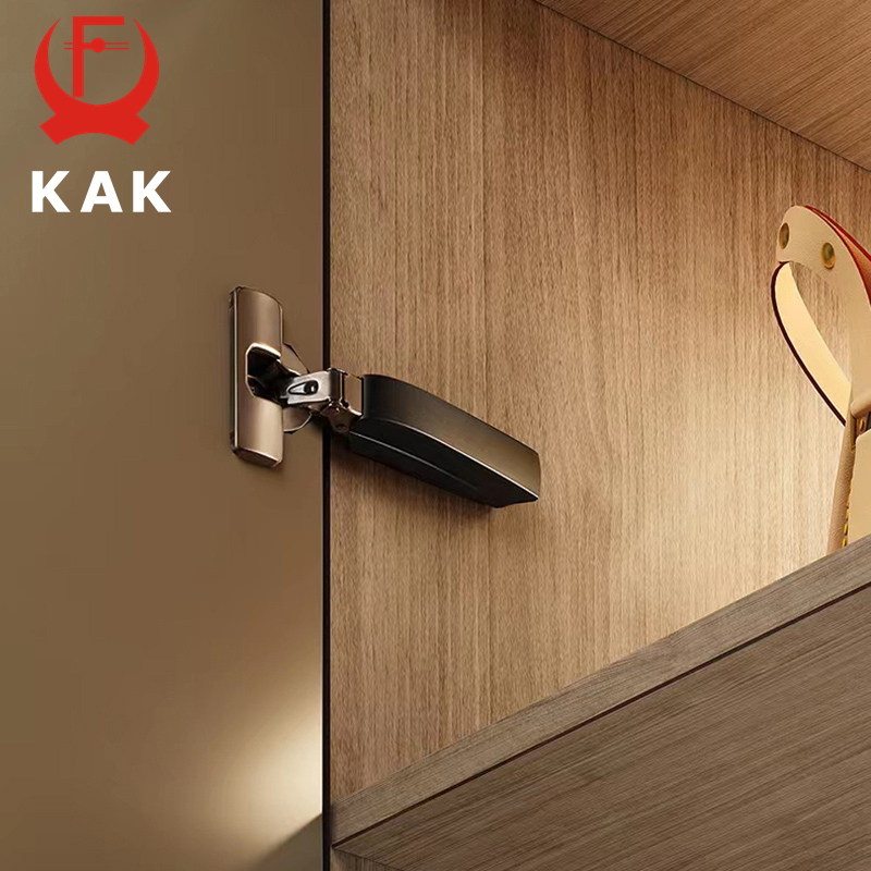 KAK 2PCS Kitchen Cabinet Hinge - Furniture Hardware Black recension och pris